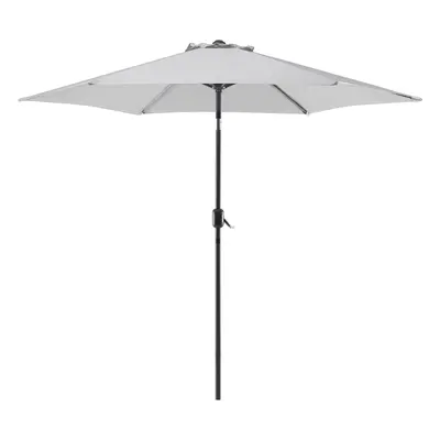 Garden Parasol 2.7 m Light Grey VARESE