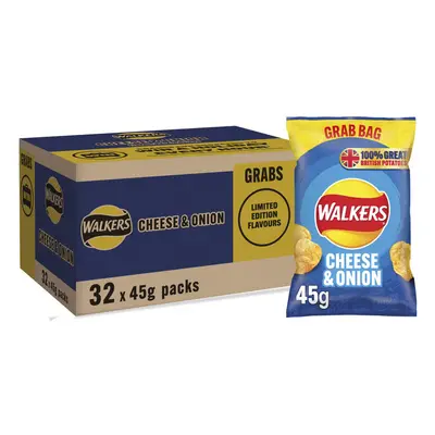 Walkers Cheese & Onion g (Case of 32)