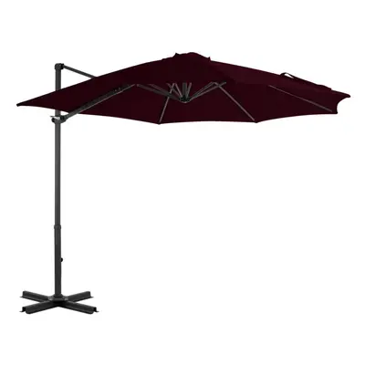 Cantilever Umbrella with Aluminium Pole Red cm