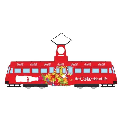 Coca Cola Single Decker Tram- Coke Side of Life 1/76 CC44013