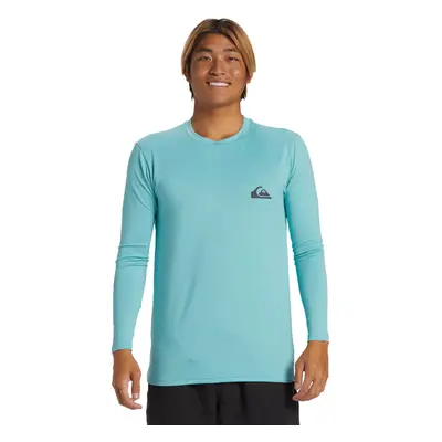 (S, Marine Blue) Quiksilver Mens Everyday Surf Long Sleeve Crew Neck UV Protect T-Shirt Top Tee