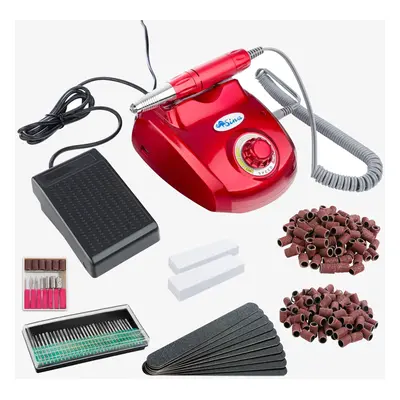 SINA Nail drill set SI-MA-318 - Red