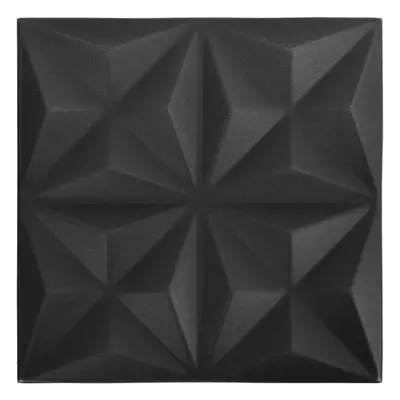 (origami black, 48) vidaXL 3D Wall Panels Self-adhesive Wall Panel Decor Wallpaper Wall Covering