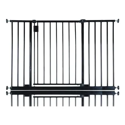 (Black, 109.4cm - 115.4cm) Safetots Extra Wide Hallway Baby Gate