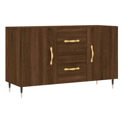 vidaXL Sideboard Storage Cabinet Cupboard Side Cabinet Brown Oak Engineered Wood