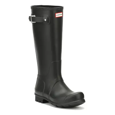 (UK 7) Hunter Original Mens Black Tall Wellington Boots