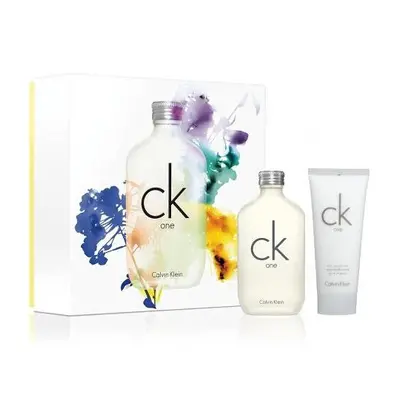 Ck One Pcs Set: 6.7 Eau De Toilette Spray + 6.7 Body Lotion (Hard Box)