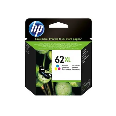 Hp C2p07ae 62xl Tri Color Ink Cartridge