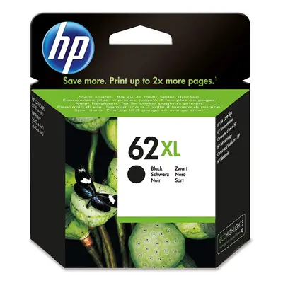 HP C2P05AE 62XL High Yield Original Ink Cartridge, Black, Single Pack