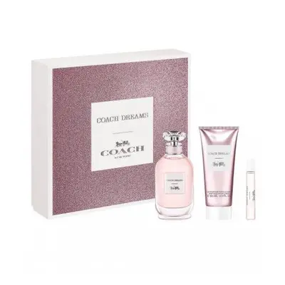 Coach Dreams Pcs Set: Oz Eau De Parfum Spray + 3.3 Body Lotion + 0.25 Eau De Parfum Spray