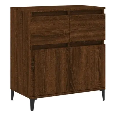 (brown oak) vidaXL Sideboard Storage Cabinet Cupboard Highboard for Home Engineered Wood