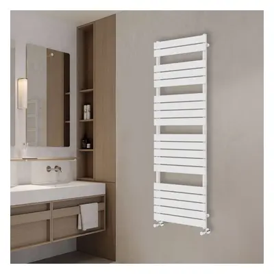 (1800x600mm) NRG Flat Panel Heated Towel Rail Bathroom Rad Radiator White