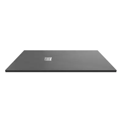 1700mm x 900mm Premium Slimline Rectangular Shower Tray - Slate Grey