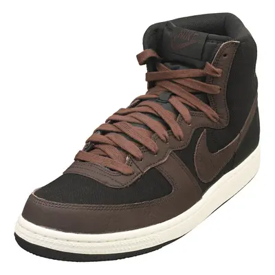 (7.5) Nike Terminator High Se Mens Fashion Trainers in Black Brown