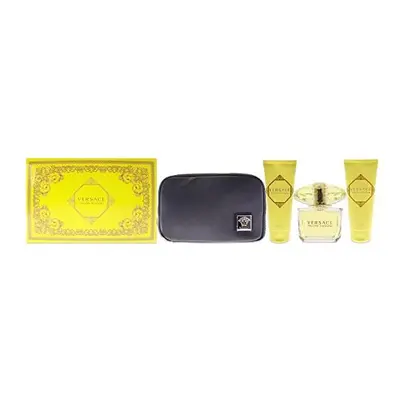 Versace Versace Yellow Diamond For Women Pc Gift Set 3oz EDT Spray, 3.4oz Shower Gel, 3.4oz Body