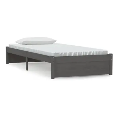 (grey, x cm) vidaXL Solid Wood Bed Frame Bedroom Bedstead Bed Base Multi Colours/Sizes