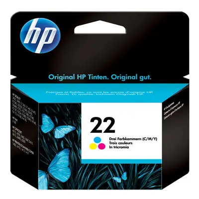 HP No.22 Original C9352AE Tri-Colour Ink Cartridge