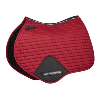 (Pony, Maroon) Weatherbeeta Prime Jump Shaped Saddle Pad