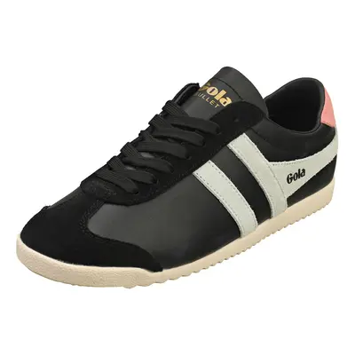 (3) Gola Bullet Pure Womens Fashion Trainers in Black Pink