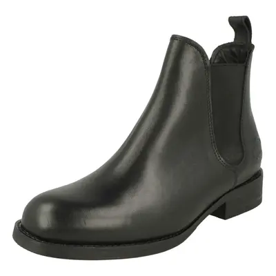 (Black, UK 7.5) Ladies Harley Davisdon Chelsea Boots Delano