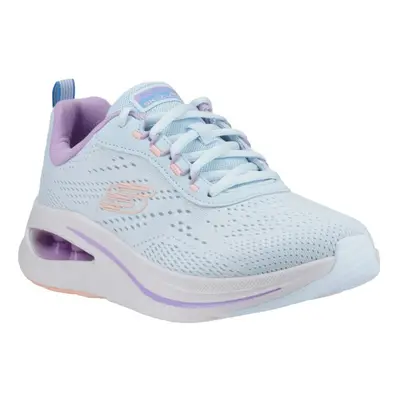 (7 UK, Light Blue/Multicoloured) Skechers Womens/Ladies Meta Aired Out Skech-Air Trainers