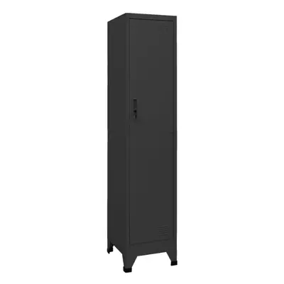 vidaXL Locker Cabinet Anthracite cm Steel Storage Office Cabinet Furniture