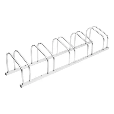 (steel, people) vidaXL Bike Rack Bike Stand Floor for Bikes Bicycle Storage Galvanised Steel