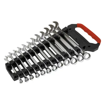 12pc PREMIUM Combination Spanner Set - ANTI-SLIP Open End Point Metric Socket