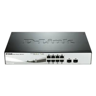 D-Link DGS-1210-08P L2 Gigabit Ethernet (10/100/1000) Power over Ethernet (PoE) Black network sw