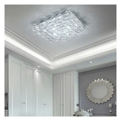 Modern Square Crystal LED Ceiling Light