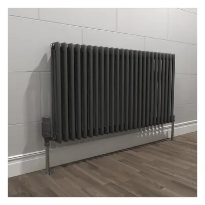 Nes Home X mm Triple Column Matte Black Radiator