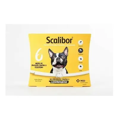 SCALIBOR Collar - Treatment for tick and flea for Dogs (Portuguese instructions)