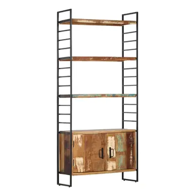 vidaXL 4-Tier Bookcase Solid Reclaimed Wood 80cm Book Racks Display Units