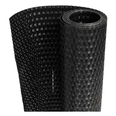 (black, x cm) vidaXL Balcony Screen Privacy Screen Outdoor Garden Fence Screen Poly Rattan