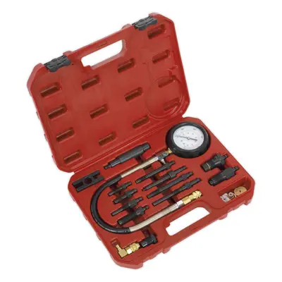 Diesel Engine Compression Test Kit - 60mm Gauge - 400mm Hose - Quick Connector