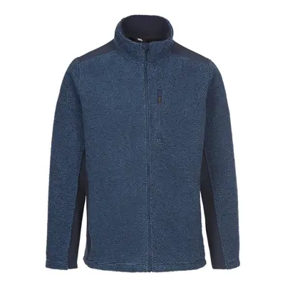 (S, Smokey Blue Stripe) Trespass Mens Farantino Fleece Jacket