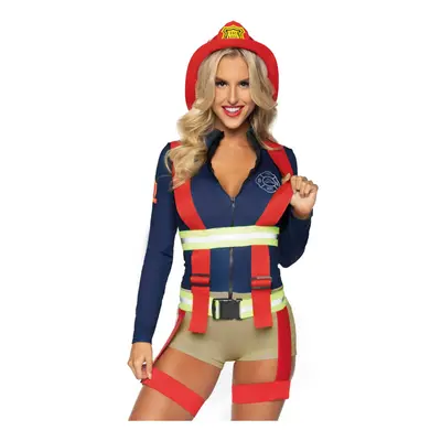 (M (40-42)) Luxury sexy firefighter shorts costume for women