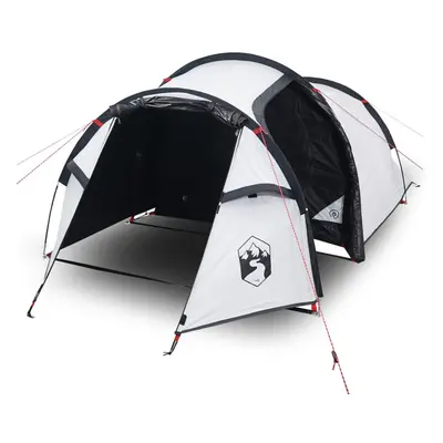 (white blackout, 3-person) vidaXL Camping Tent Portable Outdoor Hiking Dome Tent Blackout Fabric