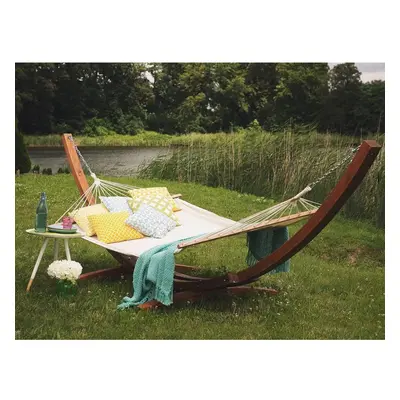 Cotton Hammock with Stand - Light Beige TREVISO