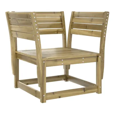 vidaXL Garden Chair Outdoor Dining Chair Balcony Chair Impregnated Wood Pine