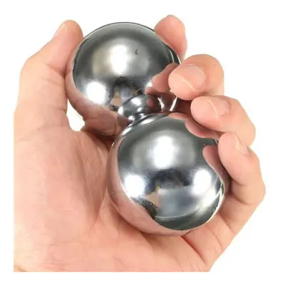 2pcs EDC Solid Steel Ball Massage Fitness Handball