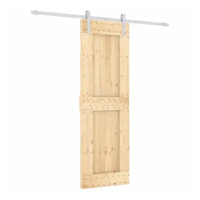 vidaXL Sliding Door with Hardware Set Interior Door Barn Door Solid Wood Pine