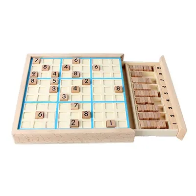 () Sudoku Chess Logic Training Board Children Intelligence Toys Gifts Wooden Game with Books Set