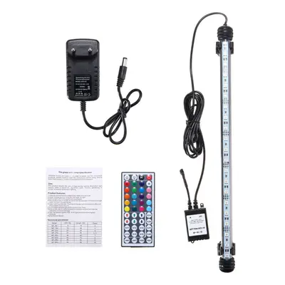 (EU Plug) 38CM 5.9W RGB LED Aquarium Fish Tank Light SMD5050 Color Changing Bar Submersible Lamp