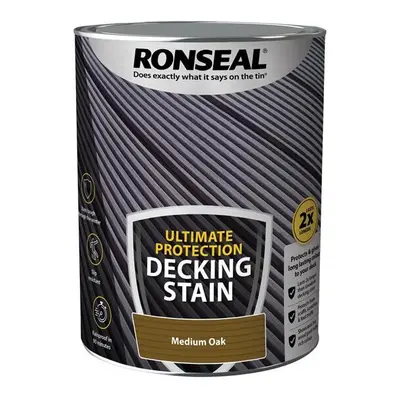 Ronseal Ultimate Protection Decking Stain Medium Oak litre