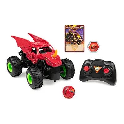 Monster Jam, Bakugan Dragonoid Remote-Control Monster Truck, Kids Toys for Boys and Girls Aged a