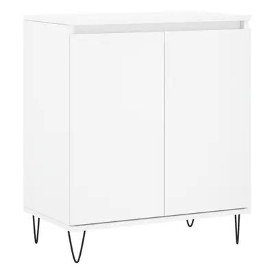 (white) vidaXL Sideboard Storage Cabinet Side Cabinet Cupboard White Engineered Wood