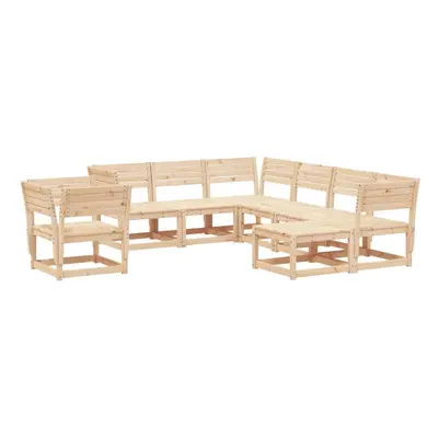 vidaXL Garden Lounge Set Piece Outdoor Lounge Set Sofa Set Solid Wood Pine