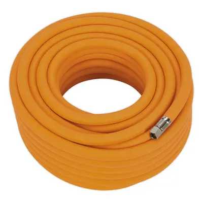 High-Visibility Hybrid Air Hose with 1/4 Inch BSP Unions - Metres - 10mm Bore