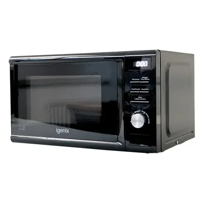 Digital Microwave, Litre, W, Black, Igenix IGMD0820B